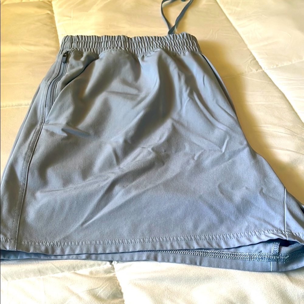 Light Blue Men's Athletic Shorts